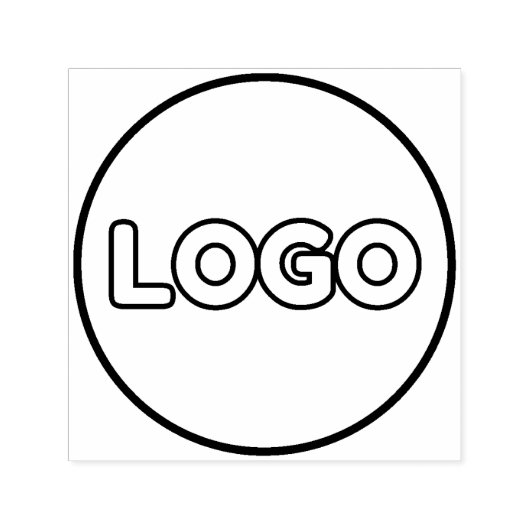 Aangepaste zakelijke Logo Personaliseer werk Zelfinktende Stempel (Design)