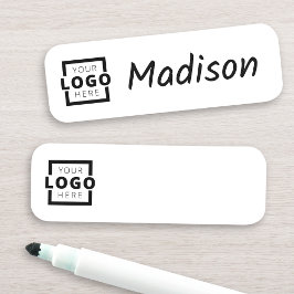 Aangepaste zakelijke Logo Personeel droog wissen Naamplaatje