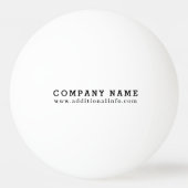 Aangepaste zakelijke Logo Pingpongbal (Achterkant)