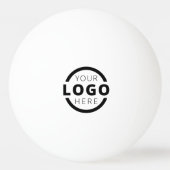 Aangepaste zakelijke Logo Pingpongbal (Achterkant)