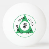 Aangepaste zakelijke Logo Pingpongbal (Voorkant)