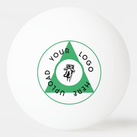 Aangepaste zakelijke Logo Pingpongbal (Voorkant)
