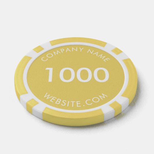 Aangepaste zakelijke Logo Poker Chips (Enkel)