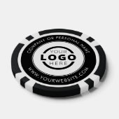 Aangepaste zakelijke Logo Poker Chips (Enkel)
