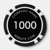 Aangepaste zakelijke Logo Poker Chips (Achterkant)