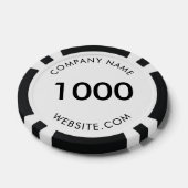Aangepaste zakelijke Logo Poker Chips (Enkel)