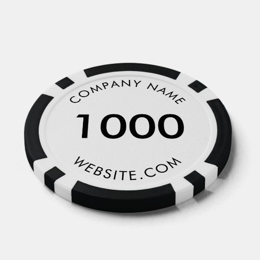 Aangepaste zakelijke Logo Poker Chips (Enkel)