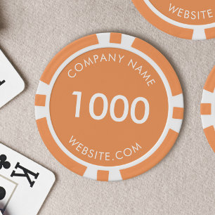 Aangepaste zakelijke Logo Poker Chips