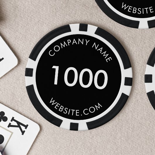 Aangepaste zakelijke Logo Poker Chips