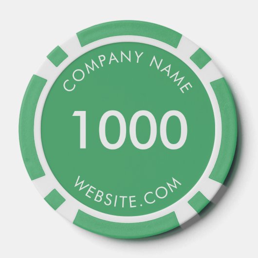 Aangepaste zakelijke Logo Poker Chips (Achterkant)