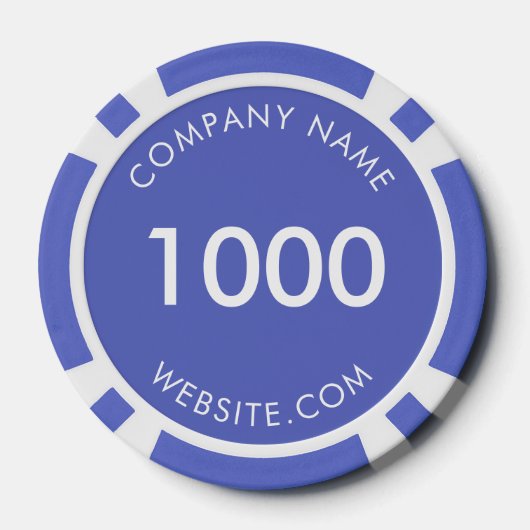 Aangepaste zakelijke Logo Poker Chips (Achterkant)