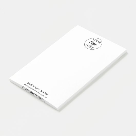 Aangepaste zakelijke Logo Post-IT-opmerkingen Post-it® Notes (Schuin)