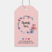 Aangepaste Zakelijke Logo Prijs Hang Tag Cadeaulabel (Achterkant)