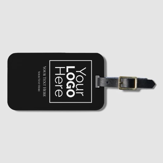 Aangepaste zakelijke Logo Professional Bagagelabel (Voorkant (horizontaal))