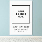 Aangepaste zakelijke Logo Professional Canvas Afdruk (Insitu (Houten vloer))