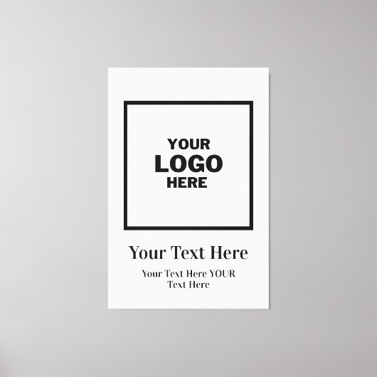 Aangepaste zakelijke Logo Professional Canvas Afdruk (Voorkant)