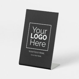 Aangepaste zakelijke Logo Professional Reclamebord Met Voetstuk