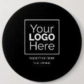Aangepaste zakelijke Logo Professional Ronde Button 6,0 Cm (Voorkant)