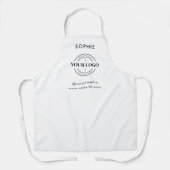 Aangepaste zakelijke Logo - Professional - wit Schort (Voorkant)