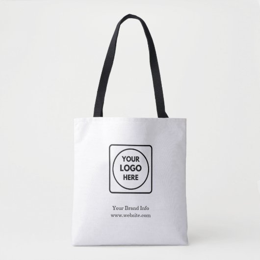 Aangepaste zakelijke Logo | Professionele ondernem Tote Bag (Voorkant)