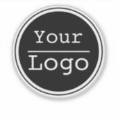 Aangepaste zakelijke Logo | Professionele ticker Sticker (Voorkant)