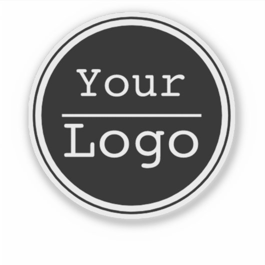 Aangepaste zakelijke Logo | Professionele ticker Sticker (Voorkant)