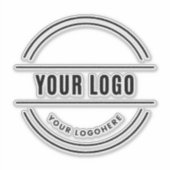 Aangepaste zakelijke Logo | Professionele zakelijk Sticker (Voorkant)