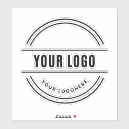 Aangepaste zakelijke Logo | Professionele zakelijk Sticker (Vel)