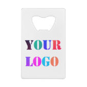 Aangepaste zakelijke Logo promotionele flesopener Creditkaart Flessenopener (Achterkant)