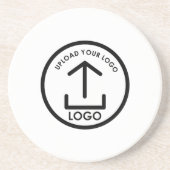 Aangepaste Zakelijke Logo Promotionele Professione Zandsteen Onderzetter (Voorkant)