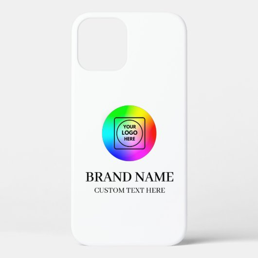 Aangepaste zakelijke logo promotionele sjabloon ip Case-Mate iPhone case (Achterkant)