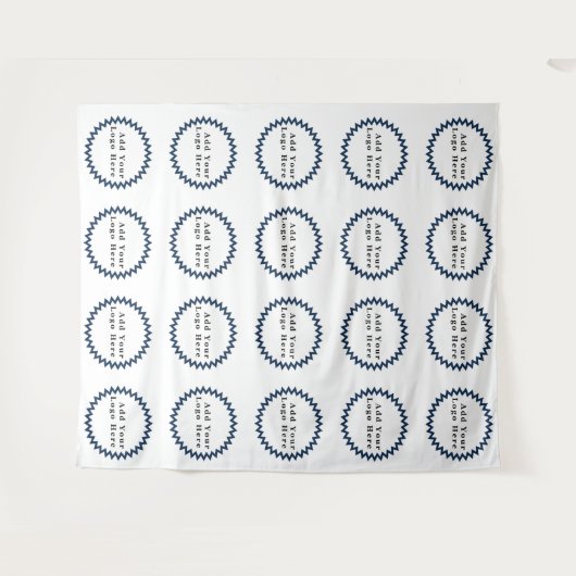 Aangepaste zakelijke logo promotionele wandkleed (Voorkant (horizontaal))