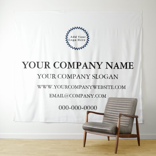 Aangepaste zakelijke logo promotionele wandtapijt wandkleed (In Situ (horizontaal))