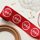 Aangepaste zakelijke Logo ProSupport - Rood Satijnen Lint