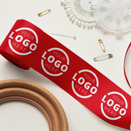 Aangepaste zakelijke Logo ProSupport - Rood Satijnen Lint