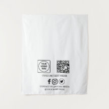 Aangepaste zakelijke logo QR-code branding display