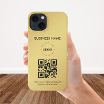 Aangepaste zakelijke Logo QR-code Goud verloop iPhone 13 Hoesje<br><div class="desc">Bevorder uw bedrijf met deze coole iPhone-draagtas,  met aangepaste logo,  QR-code en tekst. Voeg eenvoudig uw logo en andere gegevens toe door op de optie "personaliseren" te klikken.</div>