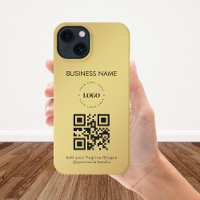 Aangepaste zakelijke Logo QR-code Goud verloop