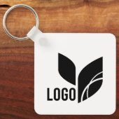Aangepaste zakelijke Logo QR Code Marketing Sleutelhanger (Voorkant)