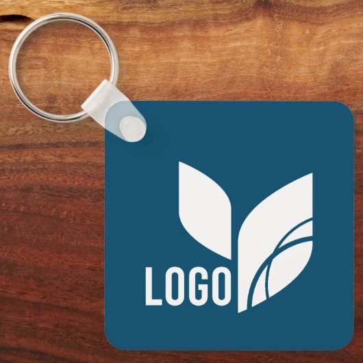 Aangepaste zakelijke Logo QR Code Marketing Sleutelhanger (Voorkant)