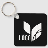 Aangepaste zakelijke Logo QR Code Marketing Sleutelhanger (Voorkant)