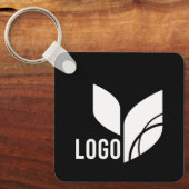 Aangepaste zakelijke Logo QR Code Marketing Sleutelhanger (Voorkant)