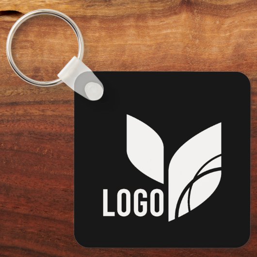 Aangepaste zakelijke Logo QR Code Marketing Sleutelhanger (Voorkant)