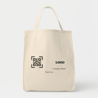 Aangepaste zakelijke logo QR-code promotie Tote Bag