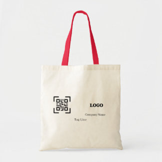 Aangepaste zakelijke logo QR-code promotie Tote Bag