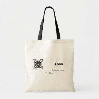 Aangepaste zakelijke logo QR-code promotie Tote Bag