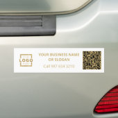 Aangepaste zakelijke logo QR-code promotionele bed Bumpersticker (Op auto)
