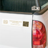 Aangepaste zakelijke logo QR-code promotionele bed Bumpersticker (Op Truck)
