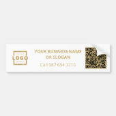 Aangepaste zakelijke logo QR-code promotionele bed Bumpersticker (Voorkant)