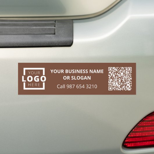 Aangepaste zakelijke Logo QR-code Promotionele Cor Bumpersticker (Op auto)
